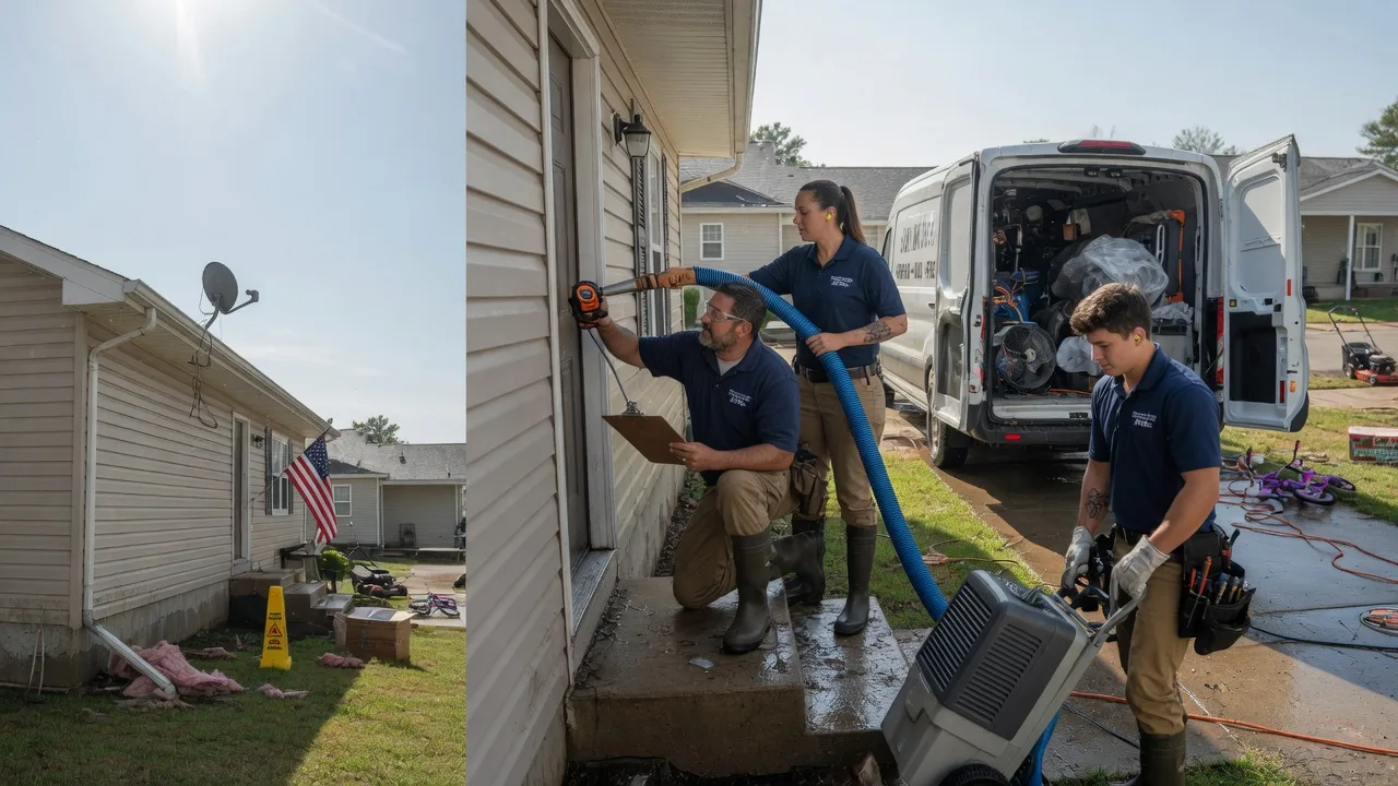 Ceiling Water Damage Restoration in Orlinda, TN near me